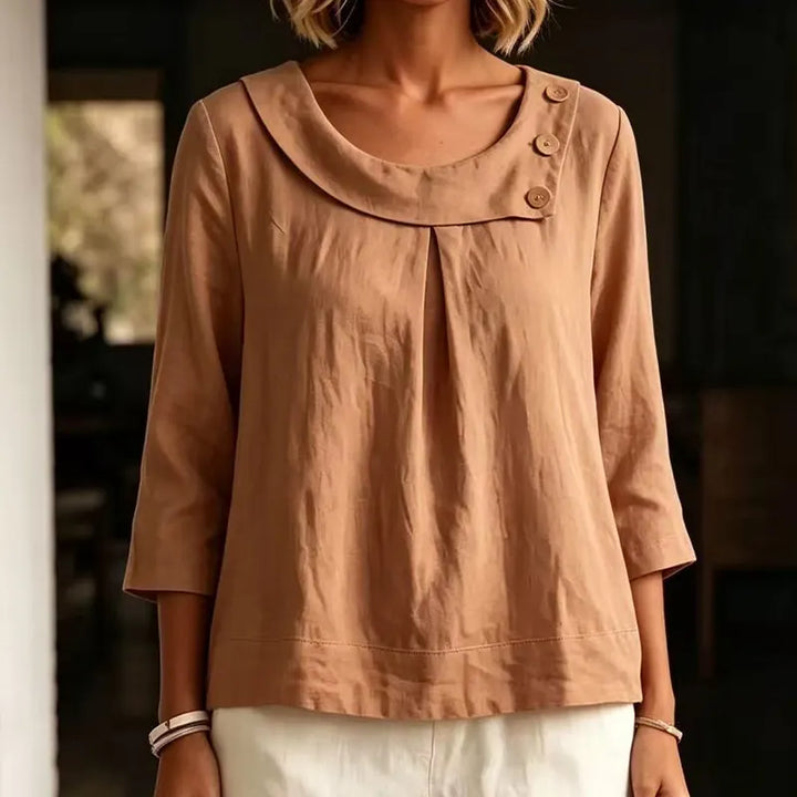 Brionelle - Leinenbluse mit weicher Haptik