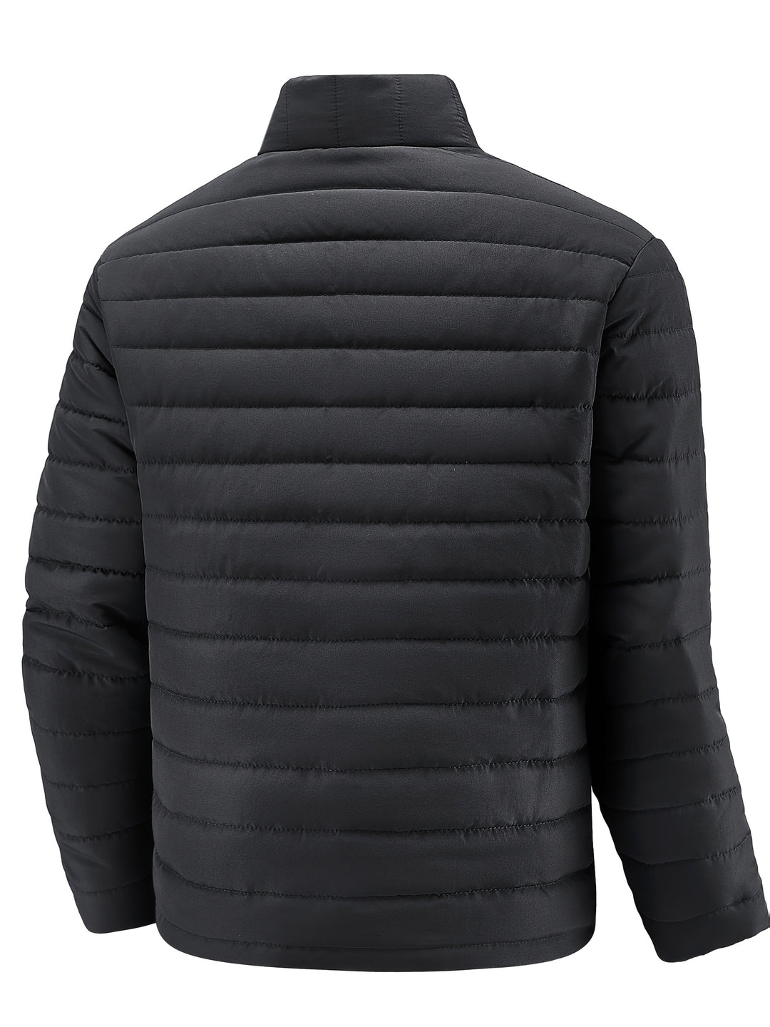 Cael - Strukturierte Jacke mit hohem Kragen