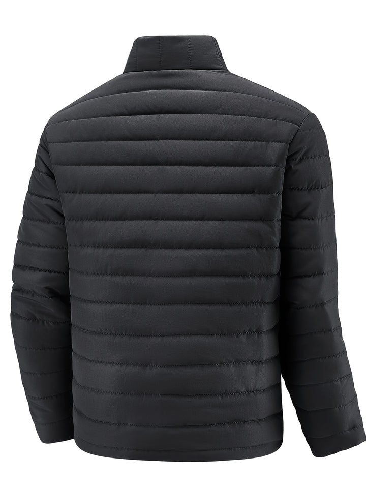 Cael - Strukturierte Jacke mit hohem Kragen