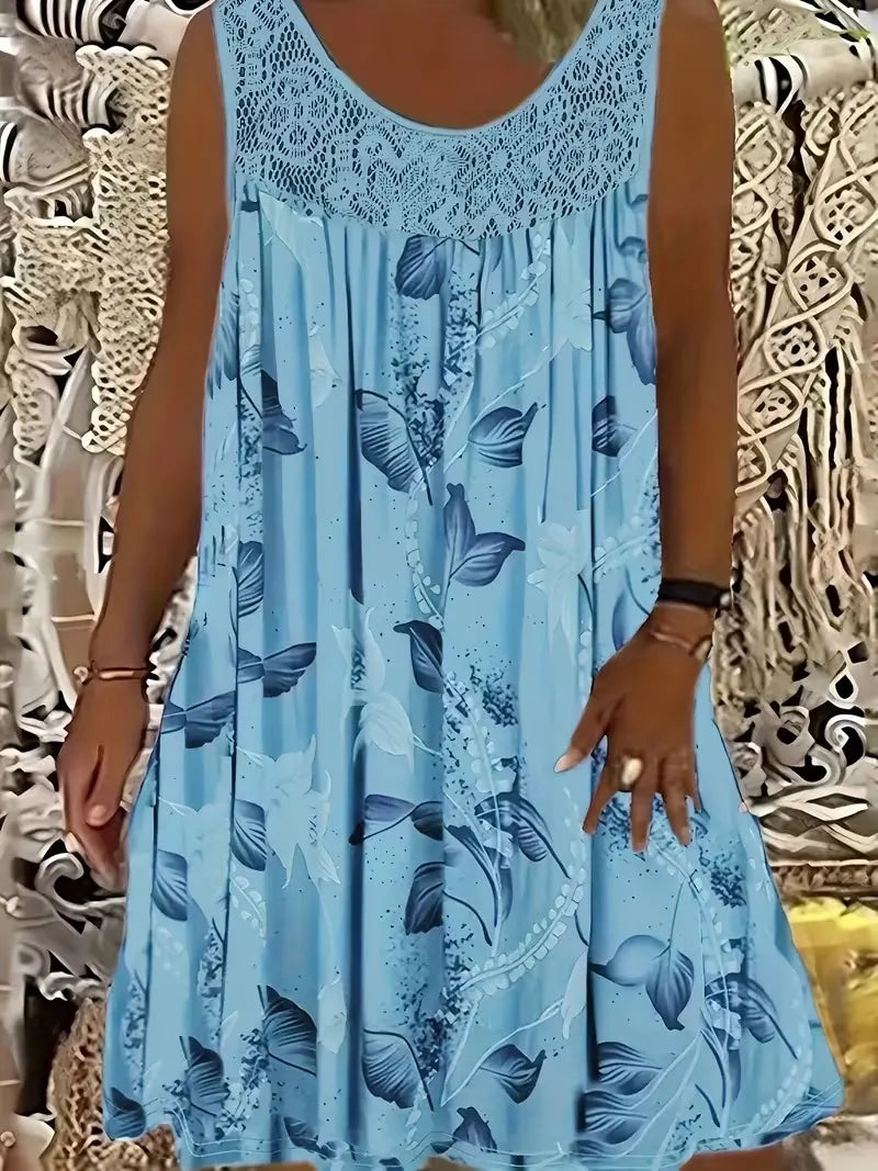Ariadne - Elegantes Shiftkleid mit Blumenprint