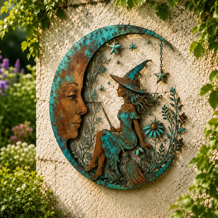 Alisette - Himmlische Garten-Wandskulptur