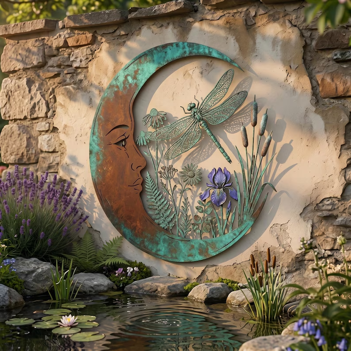 Alisette - Himmlische Garten-Wandskulptur