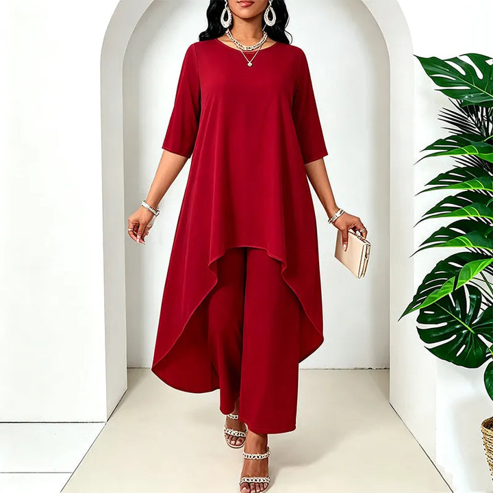 Laurivelle - Soft-Touch-Maxikleid in großen Größen