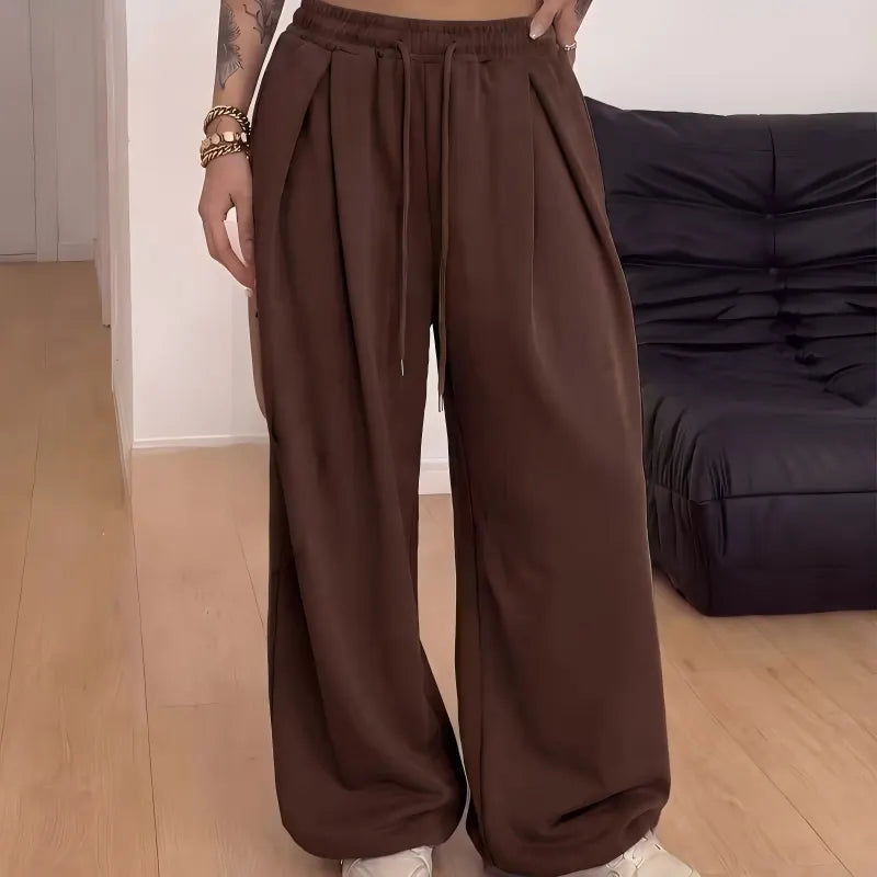 Annis - lässige Wide-Leg-Hose mit Kordelzug