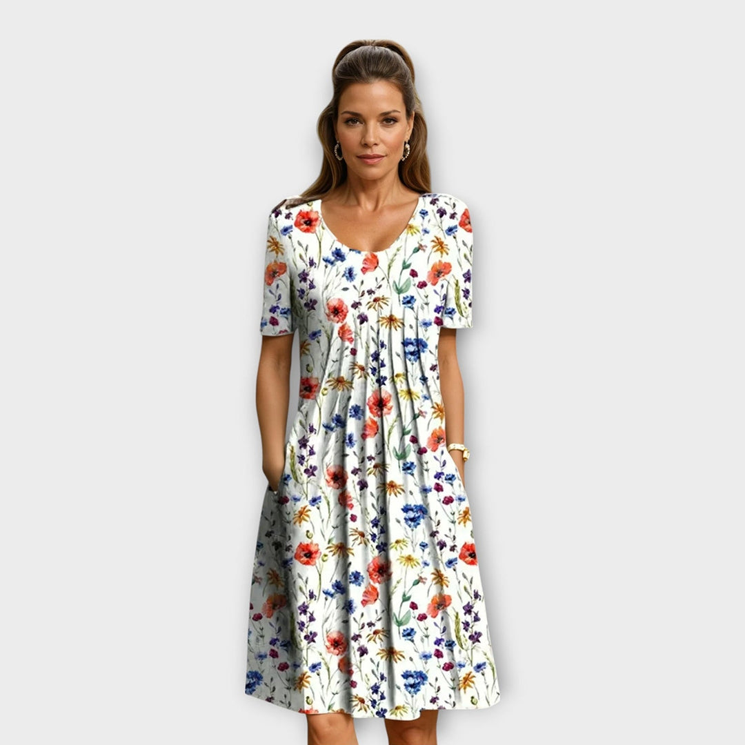 Ailith - Drapiertes Kleid mit weicher Haptik