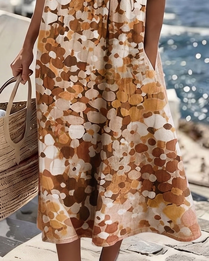 Adria - Midikleid in A-Linie mit weichem Griff