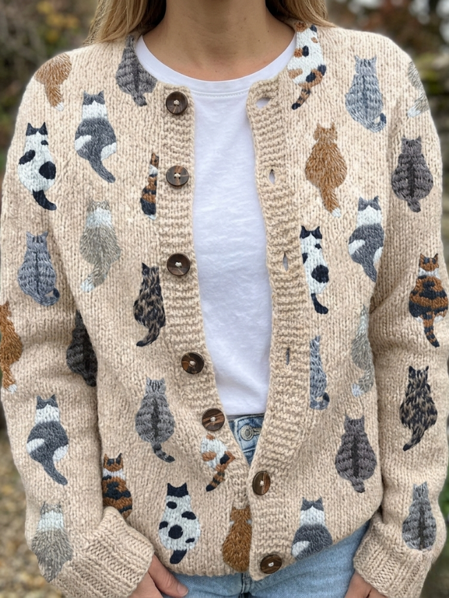 Prisca - Soft-Touch-Strickjacke
