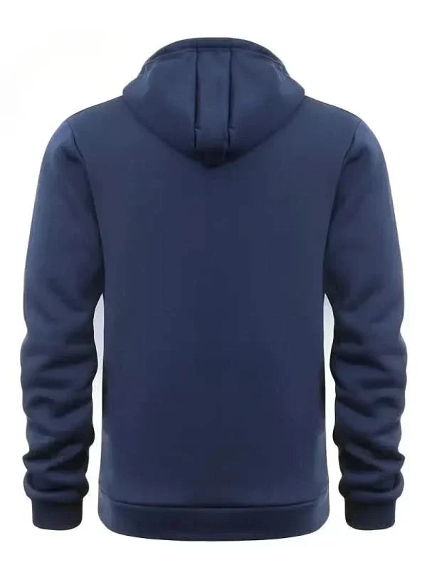 Sterling - Softtouch-Hoodie mit halbem Reißverschluss