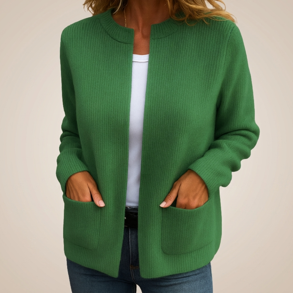 Avenelle - Lässige Strickjacke mit Taschen