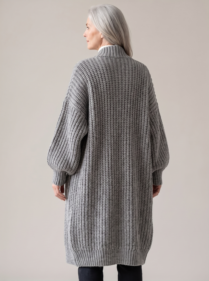Rosalienne - Weicher Longline-Cardigan