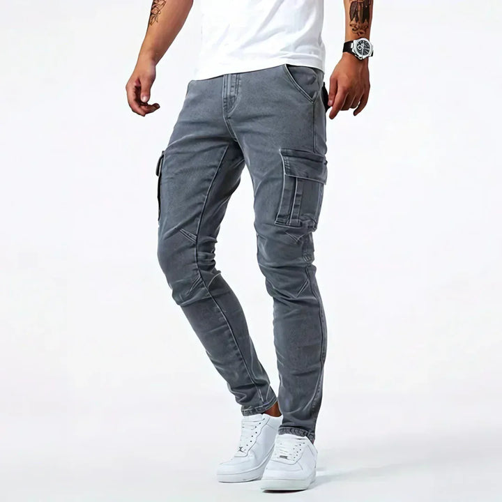 Uriah - Performance-Stretch-Cargo-Jeans