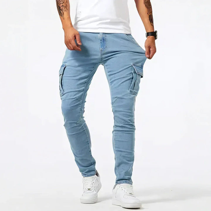 Uriah - Performance-Stretch-Cargo-Jeans