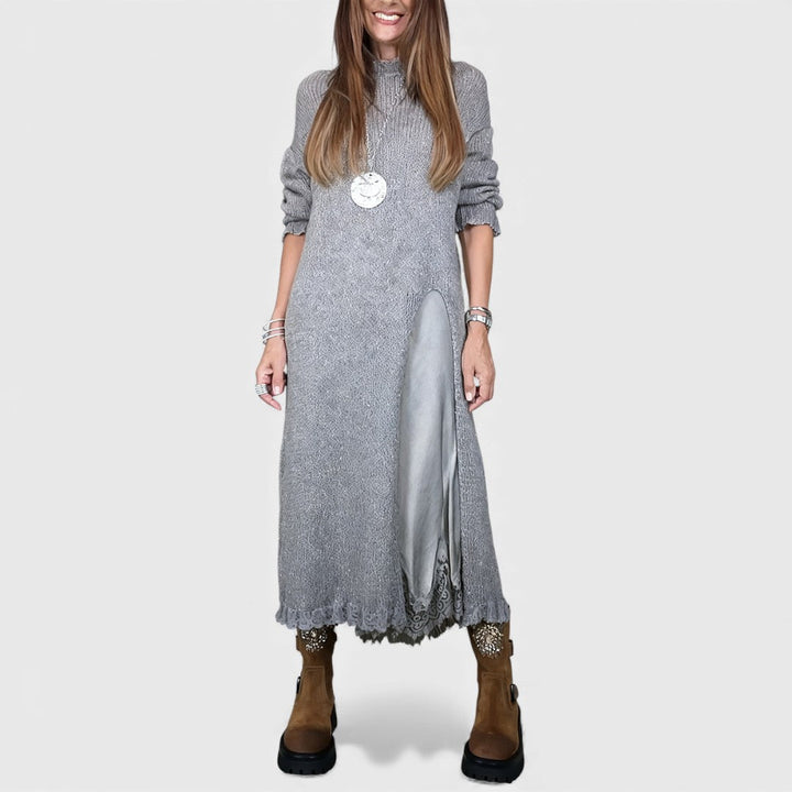 Aravina - Set aus Softtouch-Pullover und Kleid