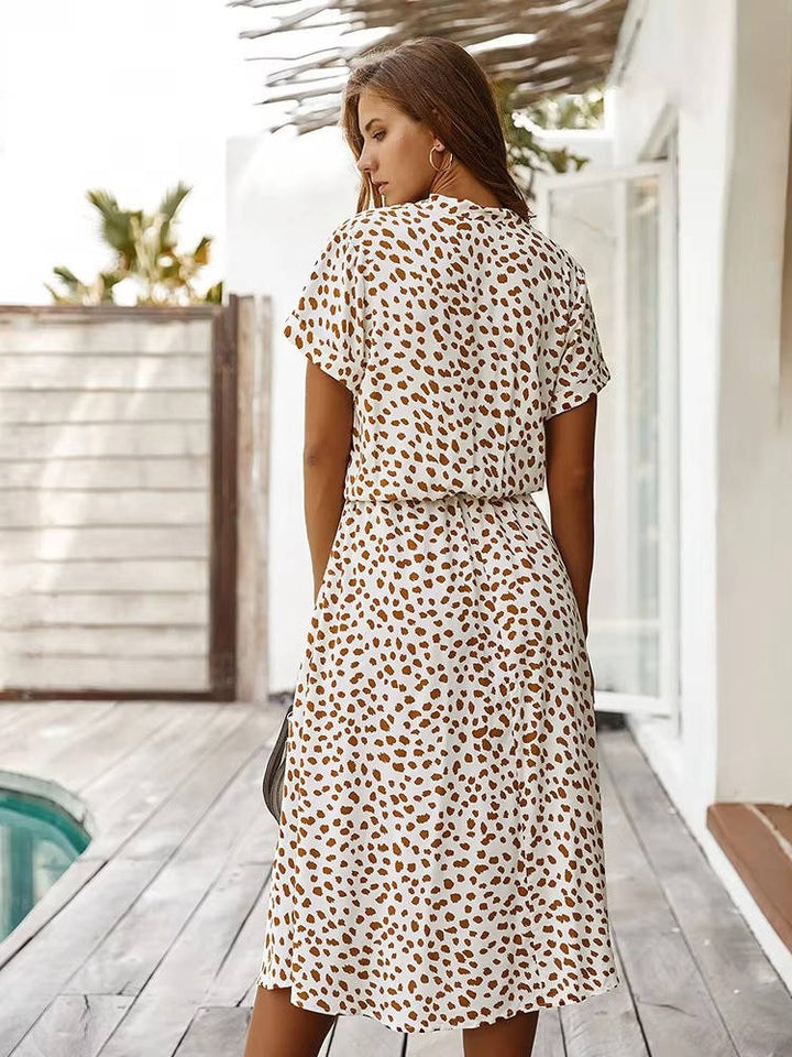 Novella - Lässiges Midi-Kleid mit Knopfleiste vorn