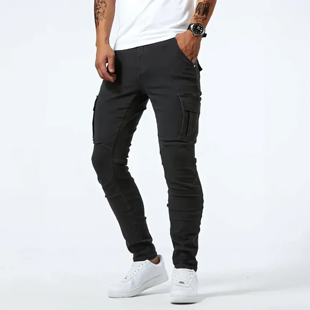 Uriah - Performance-Stretch-Cargo-Jeans