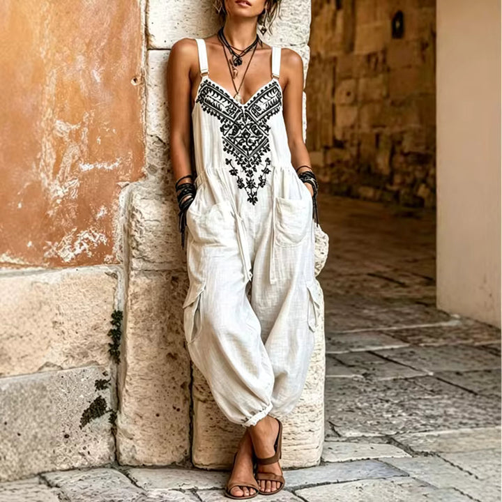 Florentia - Leichter Leinen-Jumpsuit