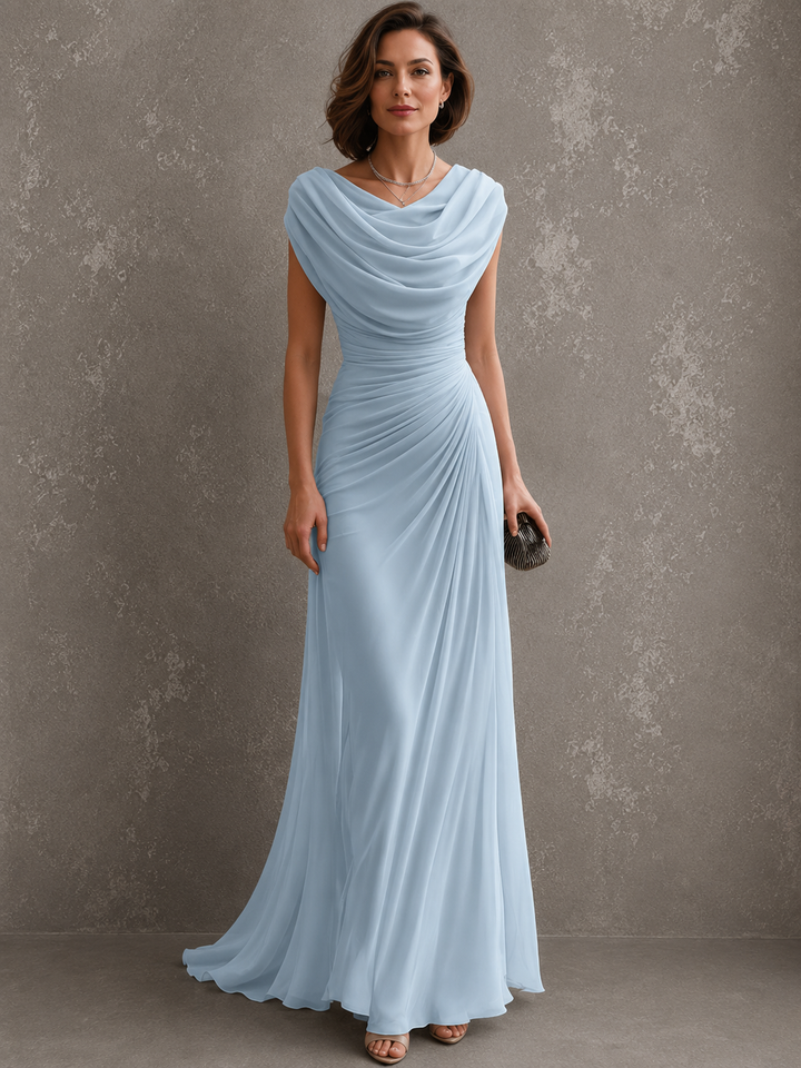 Zorabelle - drapiertes Maxikleid