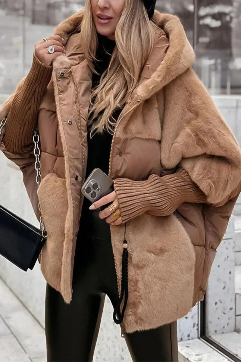 Audra - Wattierte Winterjacke mit Kapuze