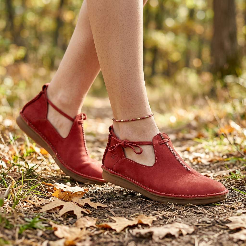 Delaina - Vintage Schnürschuhe aus Leder