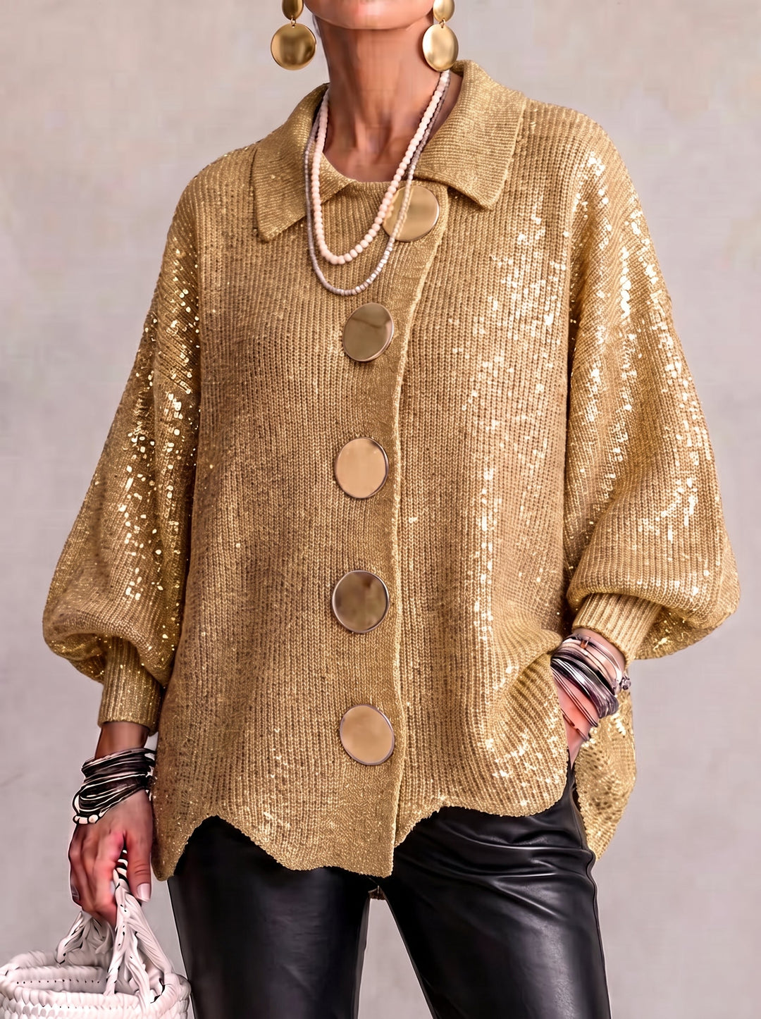 Kaelinae - Schwerer Oversized-Cardigan