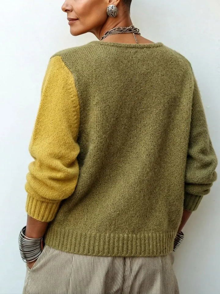 Olina - Asymmetrischer, strukturierter Cardigan