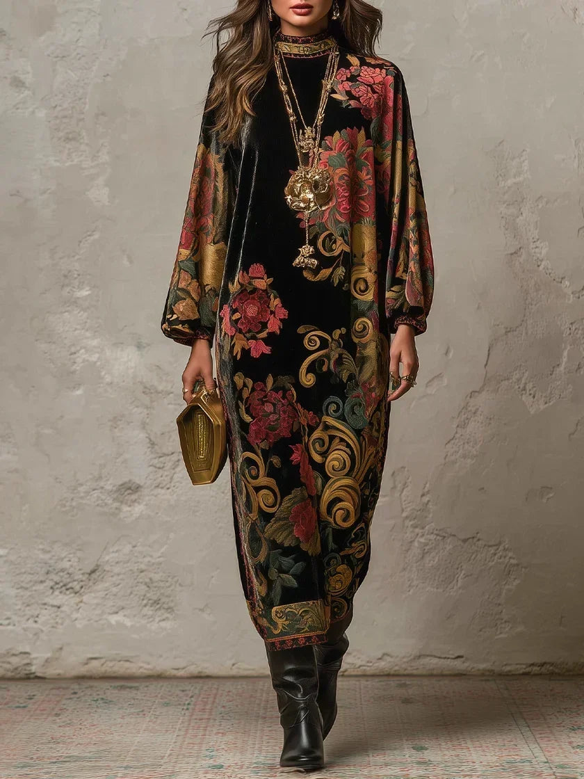 Gwenno - Edles Midikleid mit Print