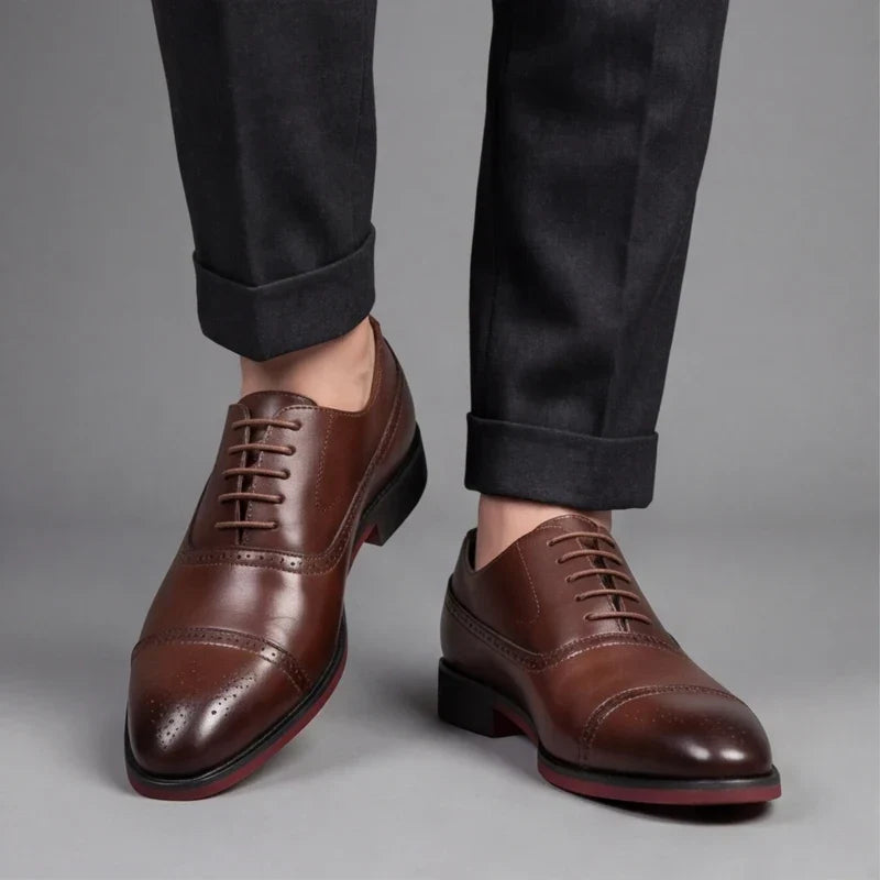 Arvid - Premium Oxford-Schuhe mit Captoe
