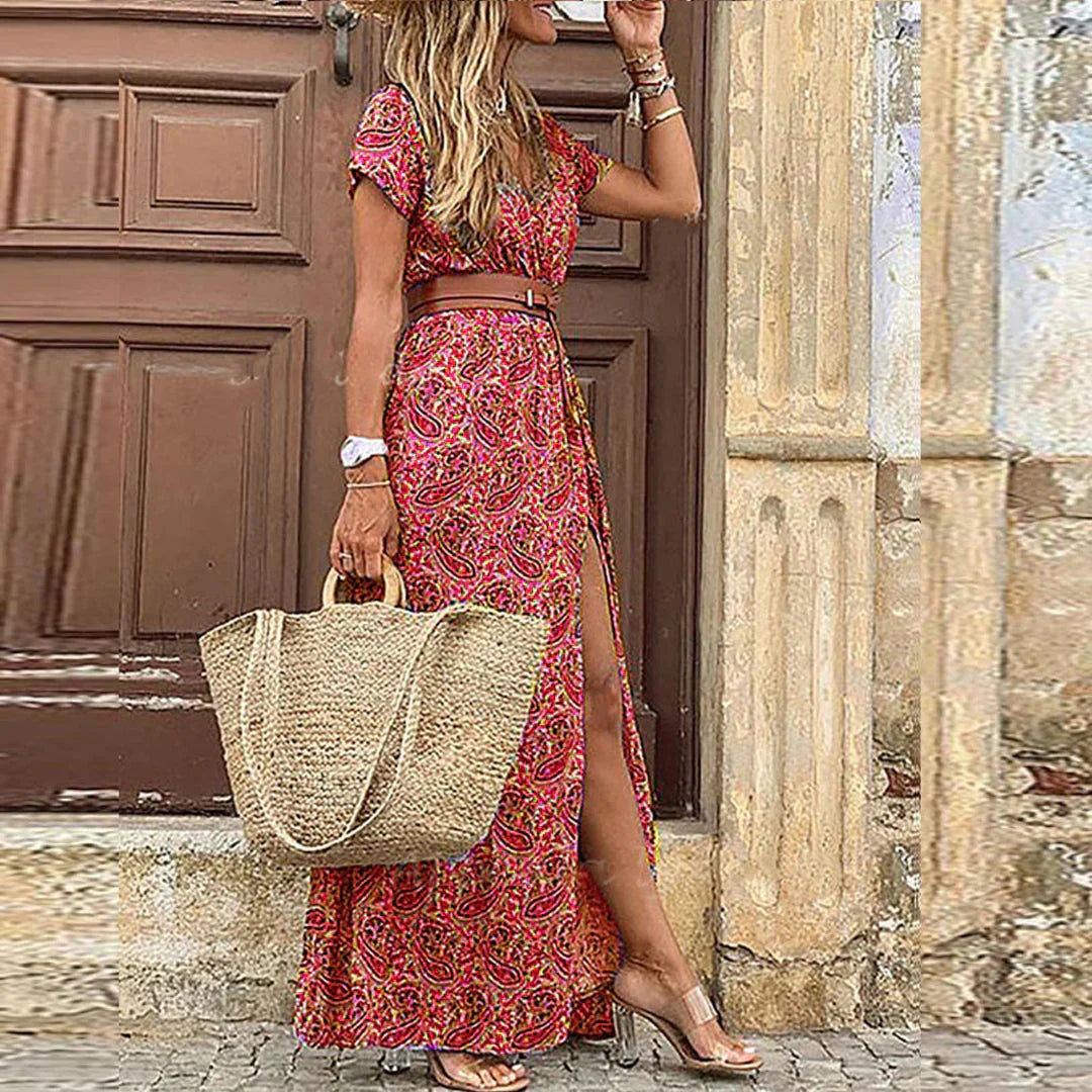 Flora - Hochwertiges Boho-Sommerkleid
