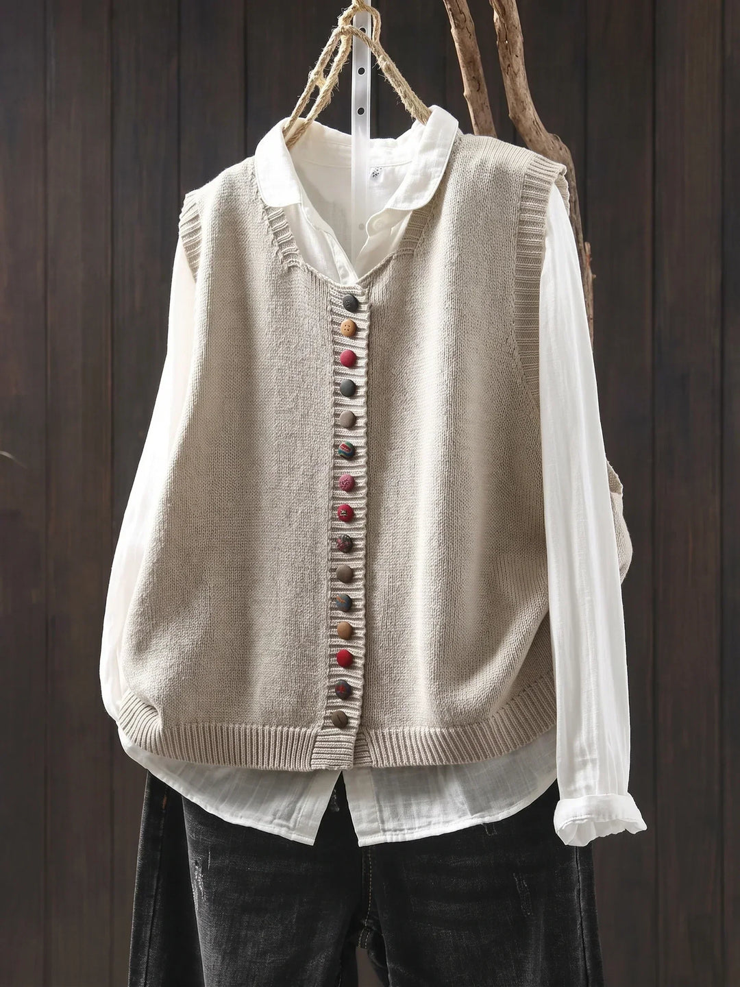 Meleri - Soft-Touch-Strickweste
