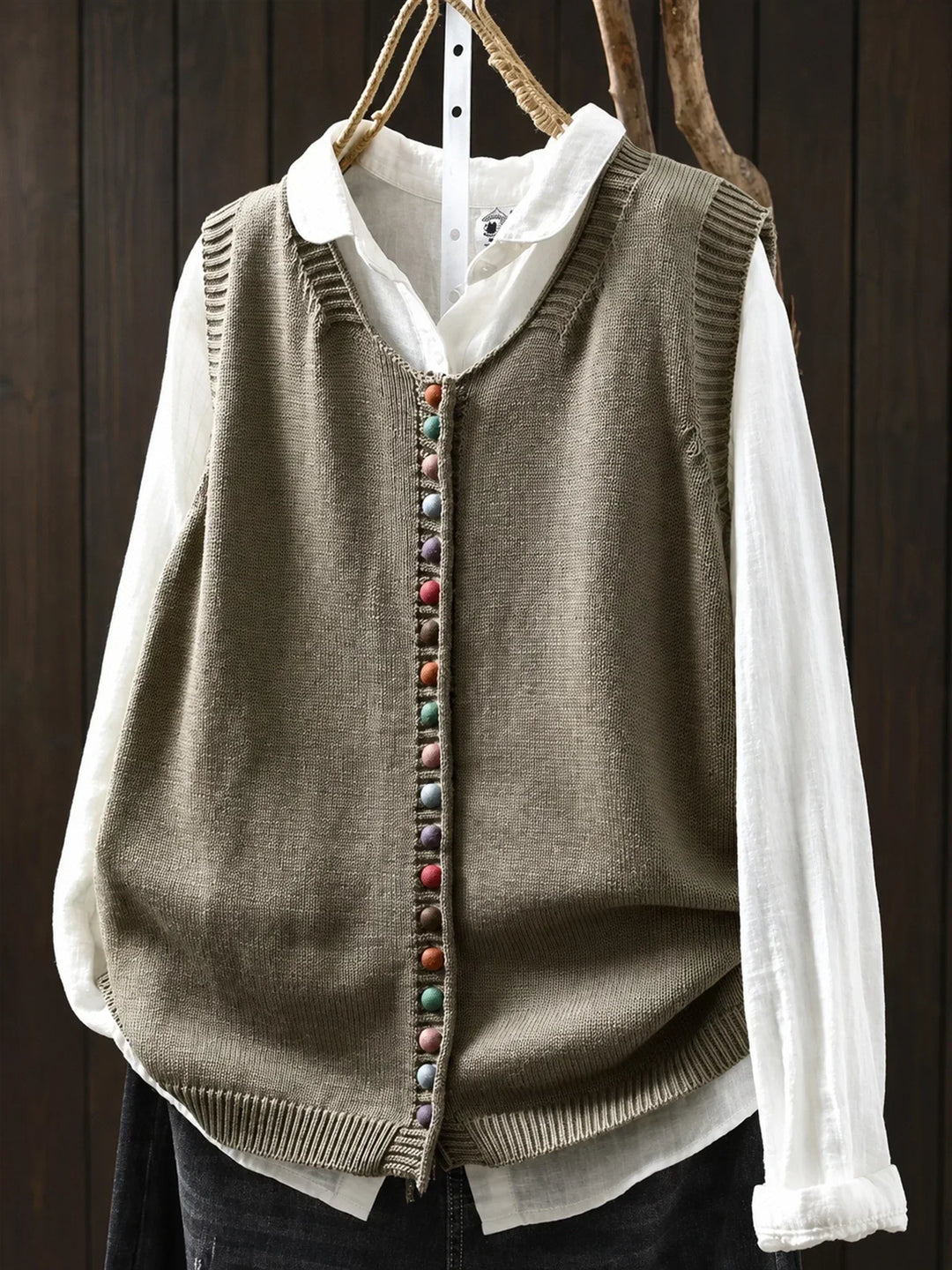 Meleri - Soft-Touch-Strickweste