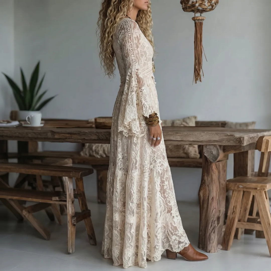 Lucasta - Premium Boho-Maxikleid