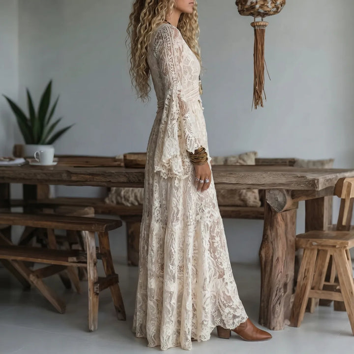 Lucasta - Premium Boho-Maxikleid