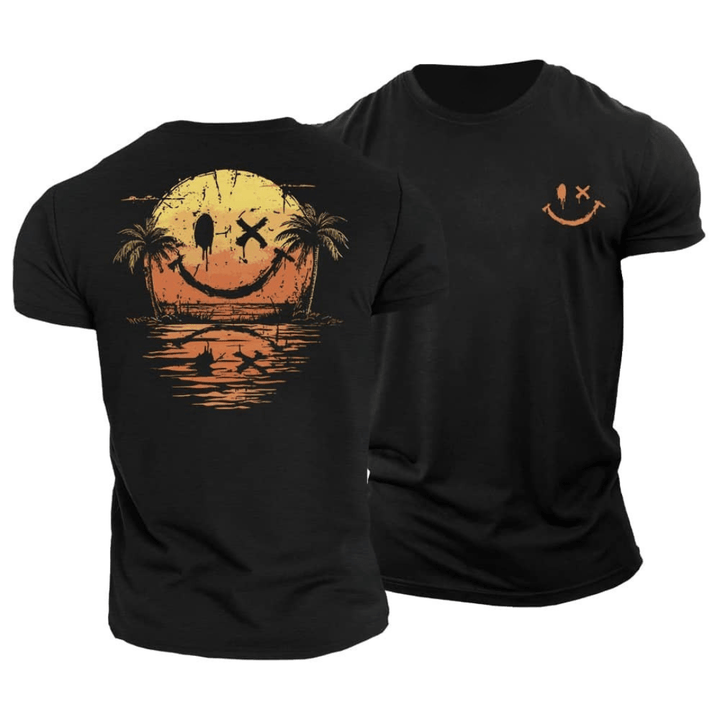 Dunmore - Grafik-T-Shirt in Soft-Touch-Qualität