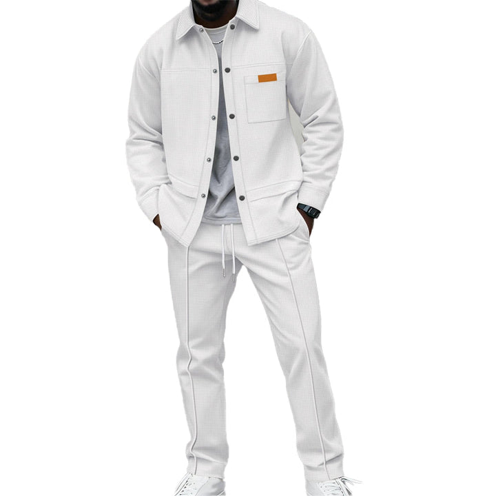 Kaelen - Zweiteiliges Loungewear-Set mit Waffelstruktur