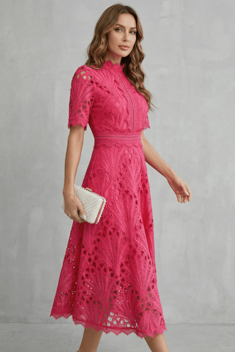Amaline - Zartes A-Linien-Midikleid