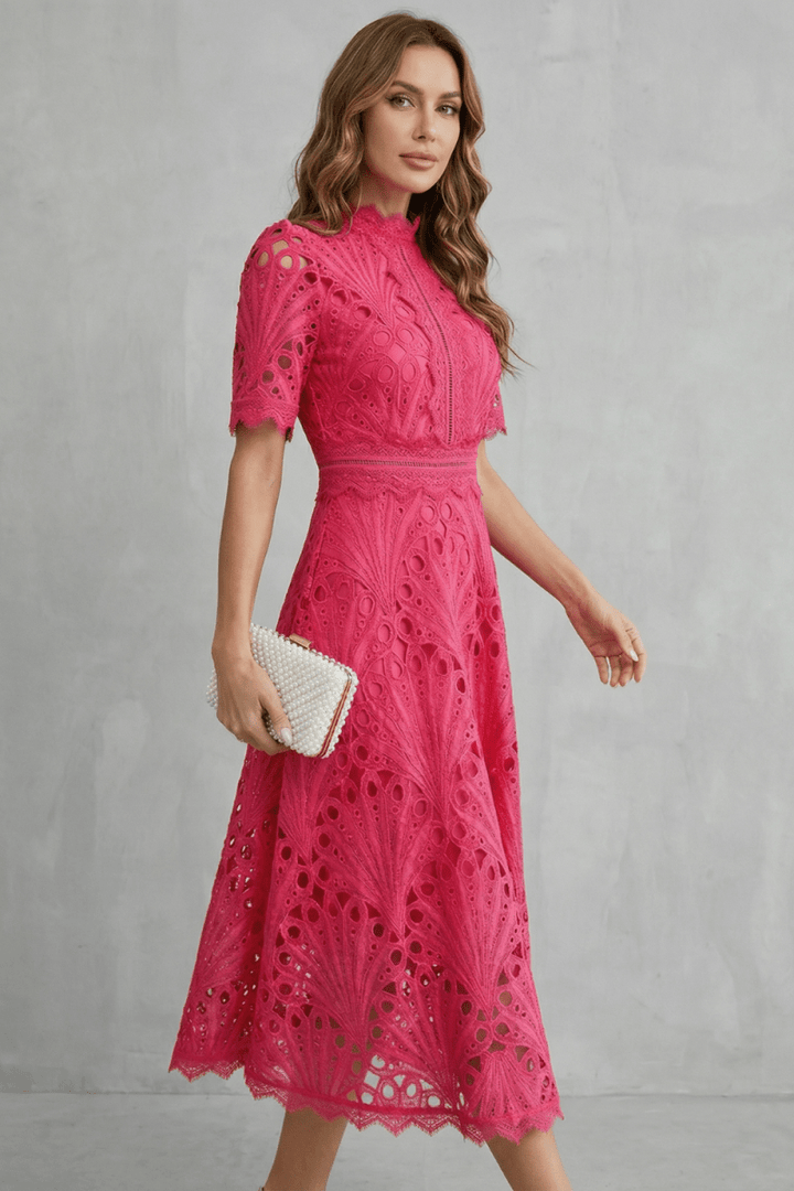 Amaline - Zartes A-Linien-Midikleid